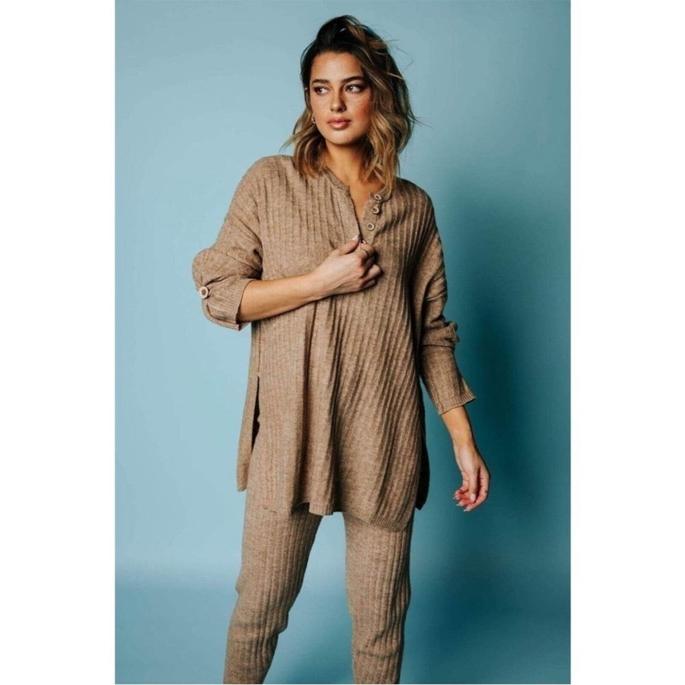 Free People Around The Clock Ribbed Tunic Sweater - Picture 16 of 16